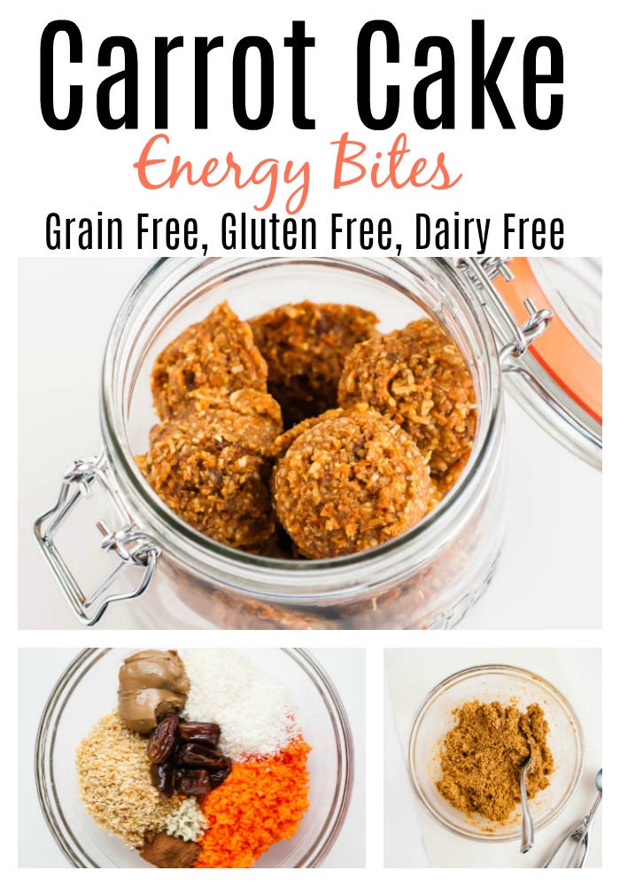 Carrot Cake Energy Bites (No-Bake & Healthy!) - Howe We Live