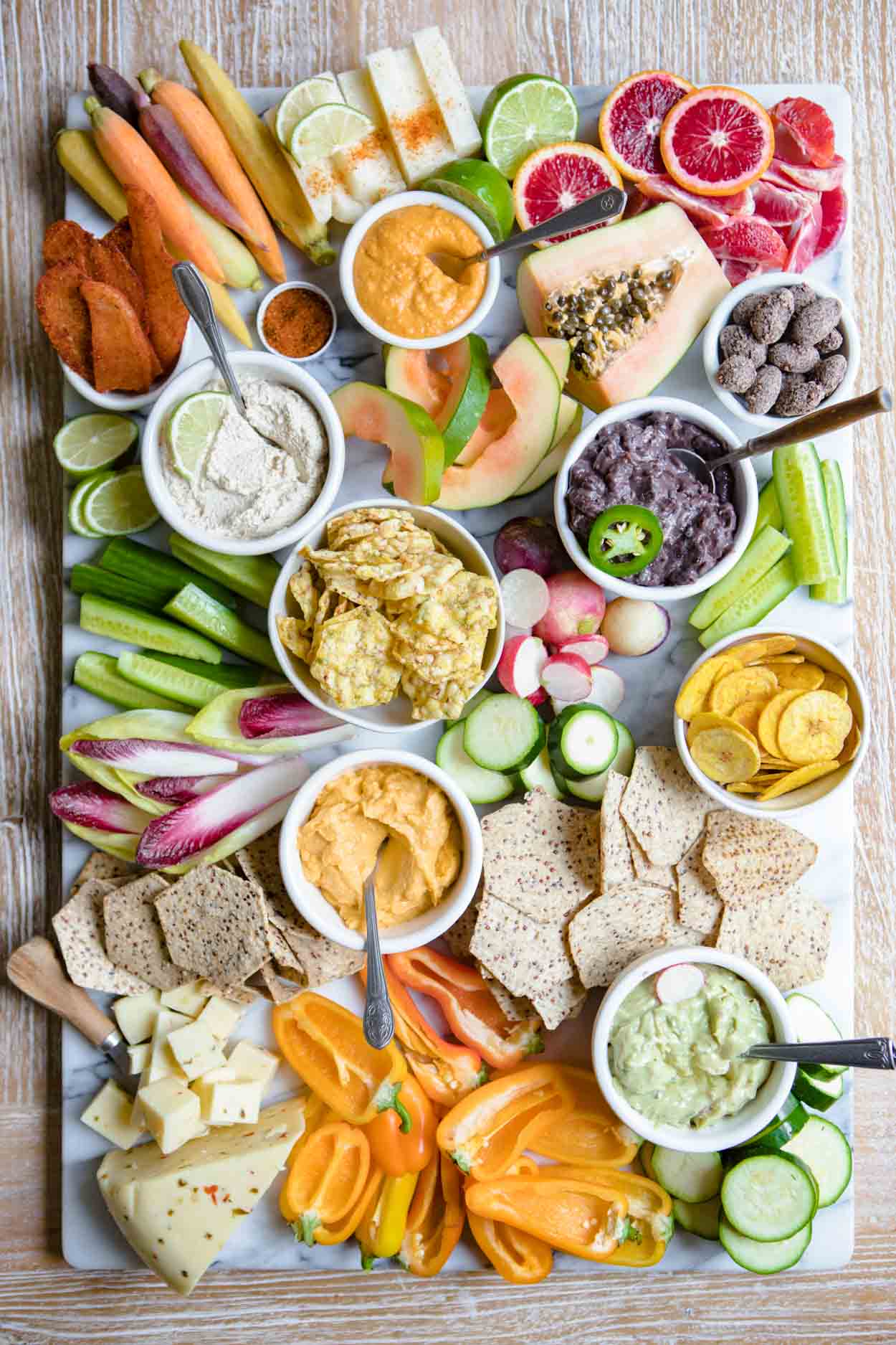 Epic Crudite Platter With Dip - Howe We Live