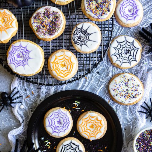 Fun Halloween Cookie Ideas - Spider Web Cookies - Howe We Live