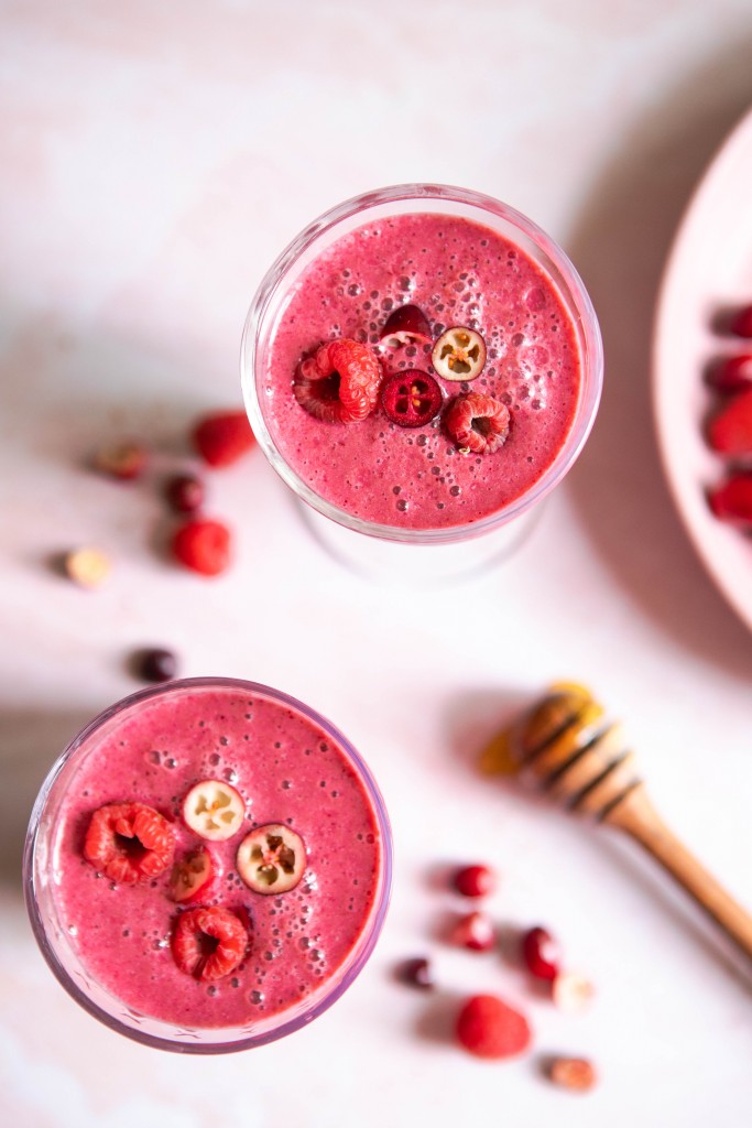 High Protein Cranberry Smoothie Recipe