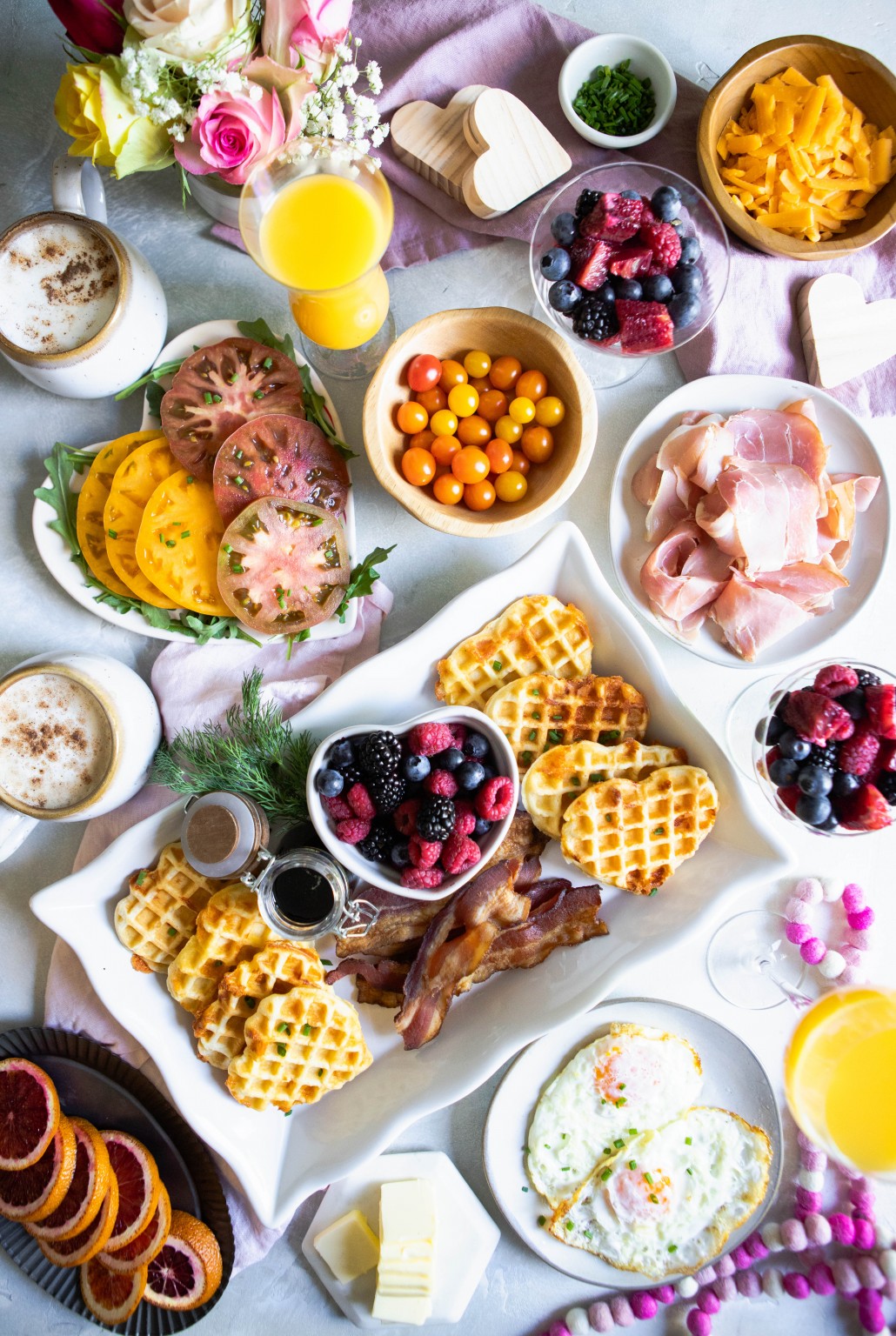 Valentine's Day Breakfast Spread! - Howe We Live