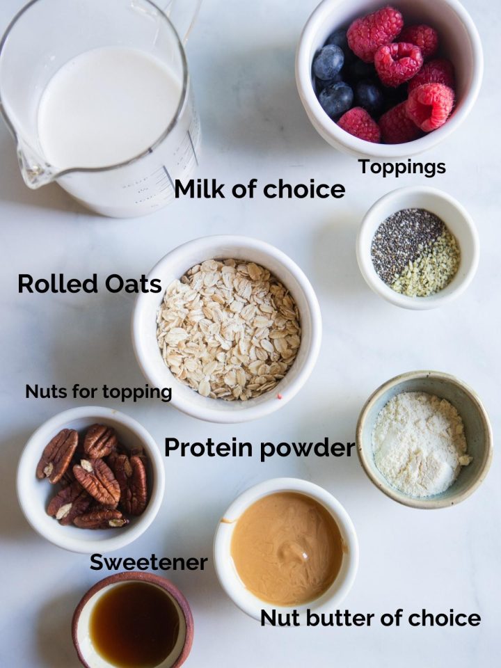 Overnight Oats with Protein Powder