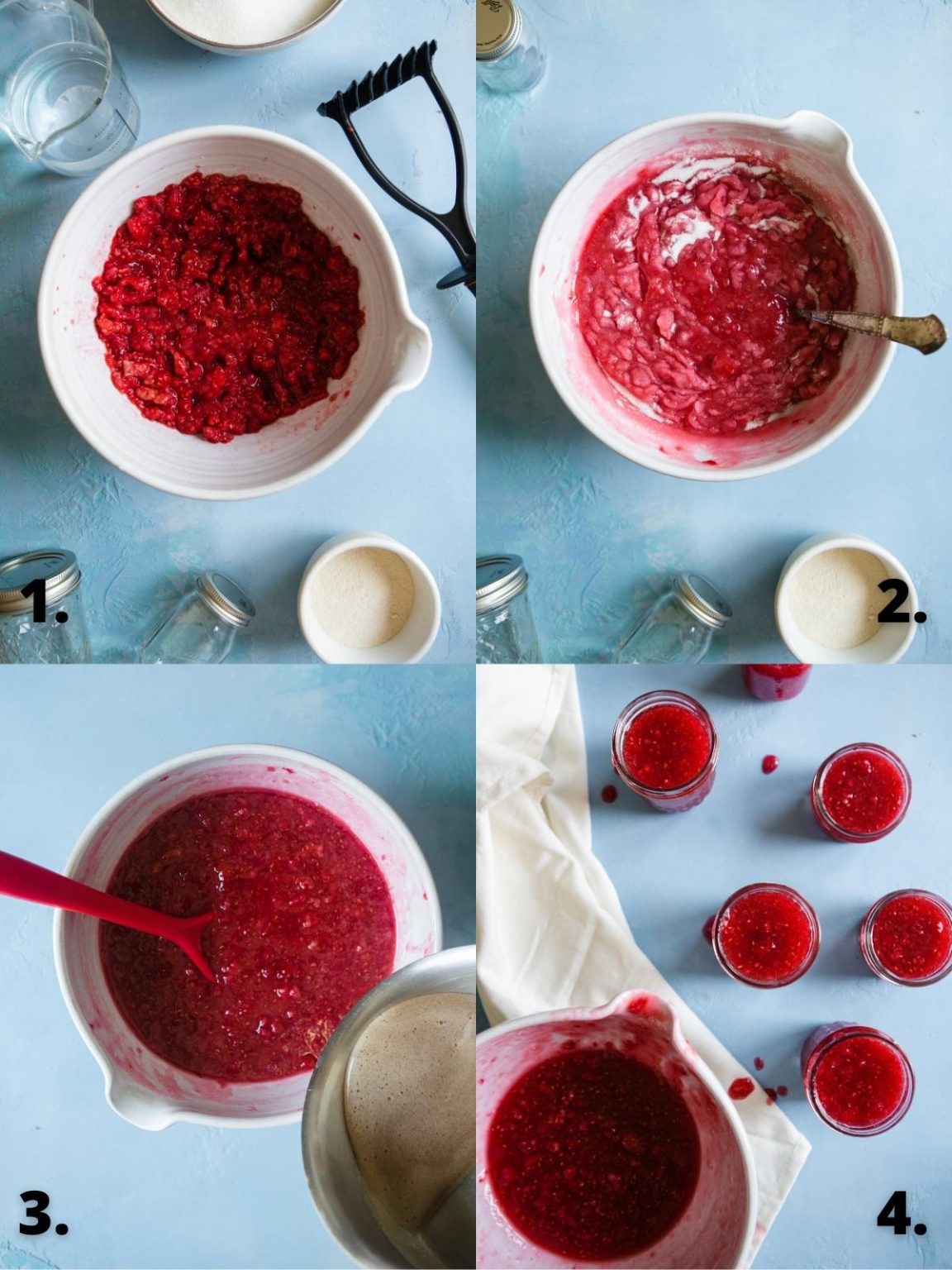 Raspberry Freezer Jam Recipe - Howe We Live