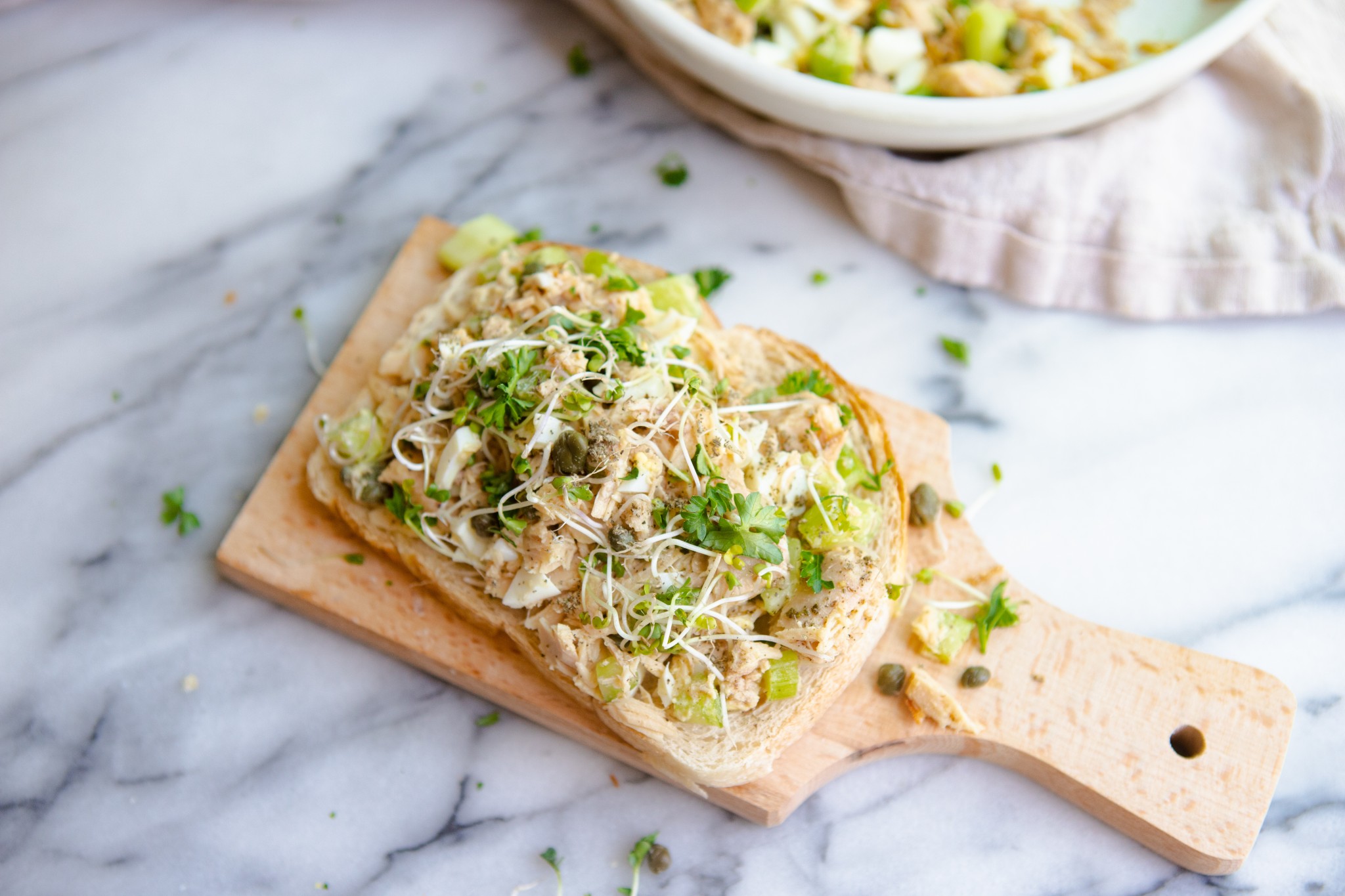 Tuna Salad Meal Prep {No Mayo!} - FeelGoodFoodie