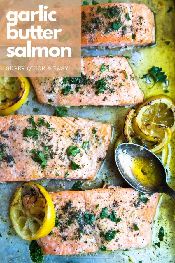 Easy Garlic Butter Salmon Recipe - Howe We Live