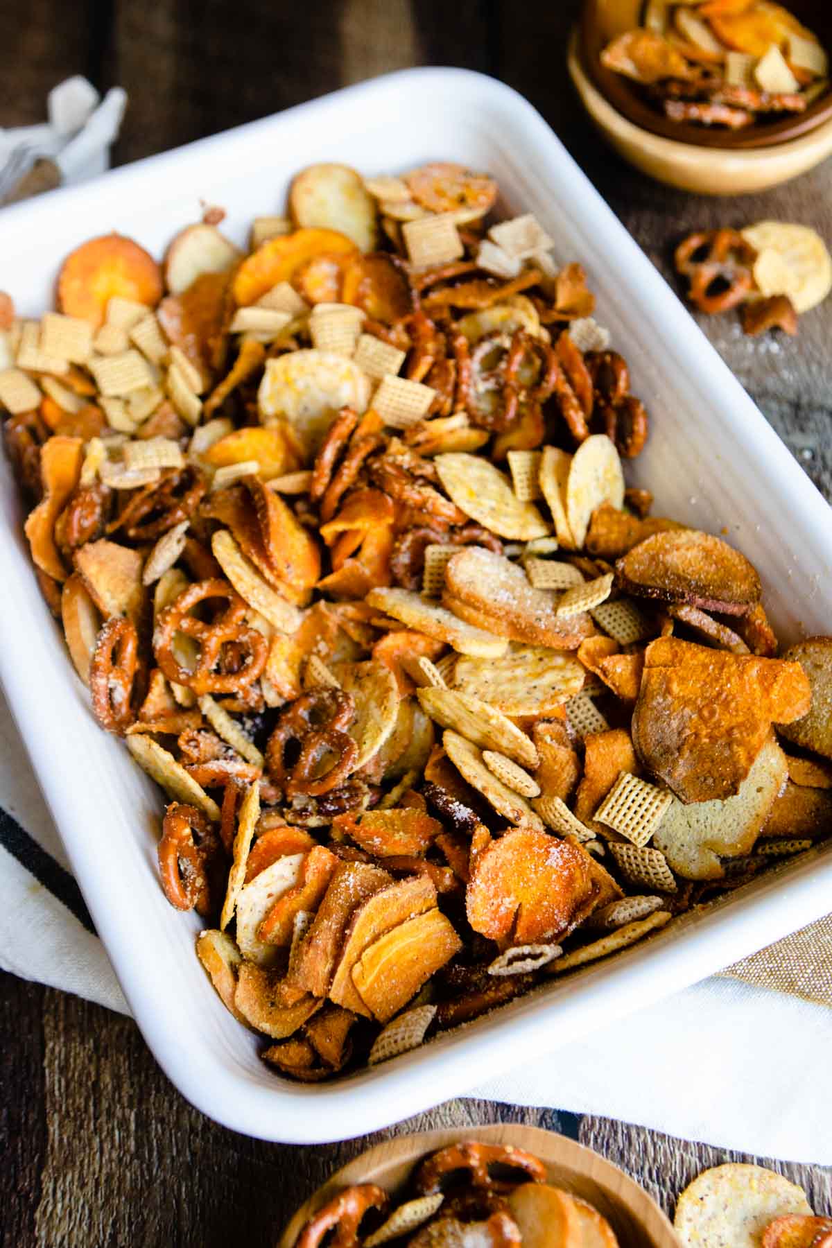 Homemade Chex Mix Recipe with Bold Flavors - These Old Cookbooks