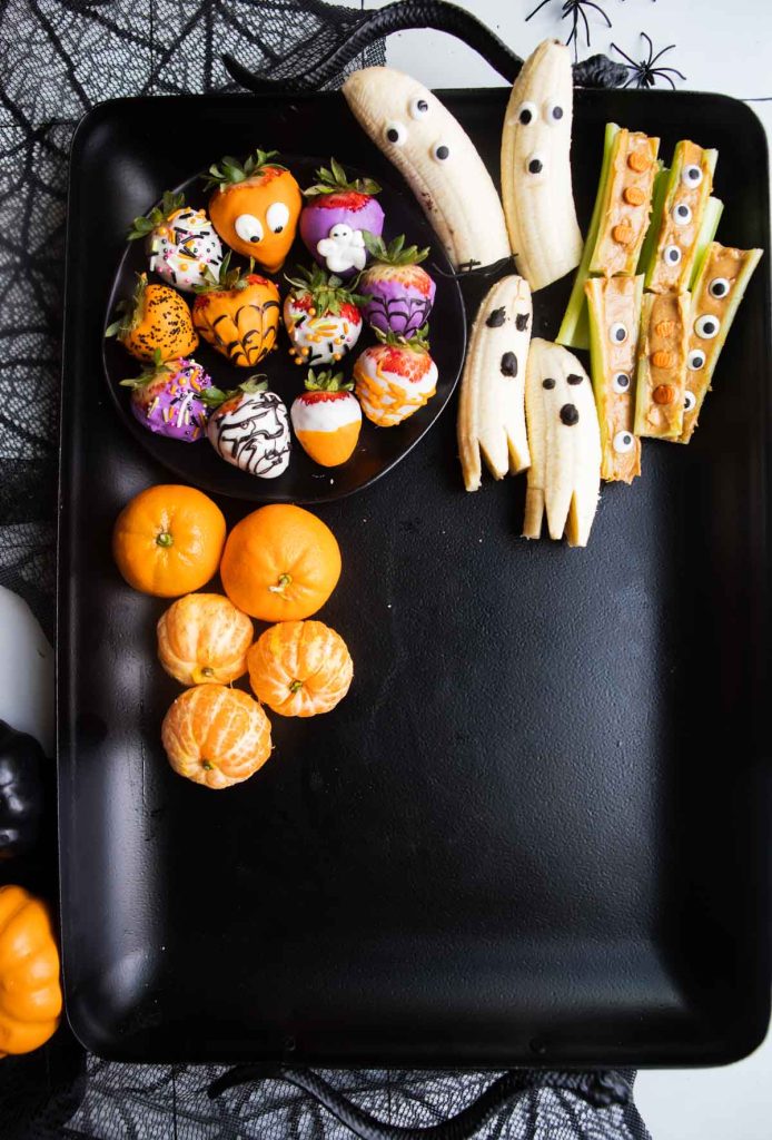 Kid-Friendly Halloween Snack Board - Easy Assembly!