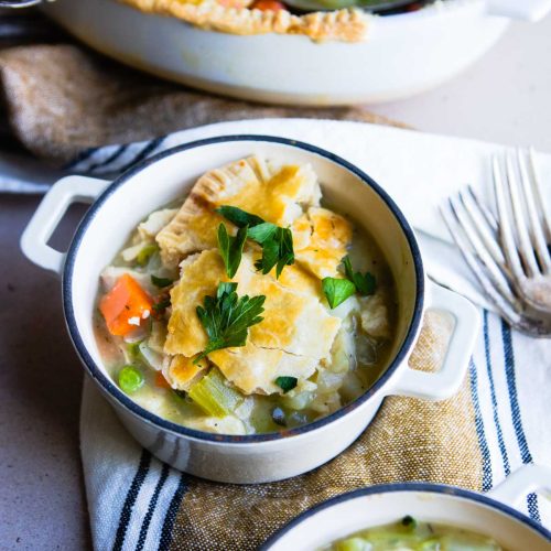 Air Fryer Pot Pie = Easiest Dinner Idea!