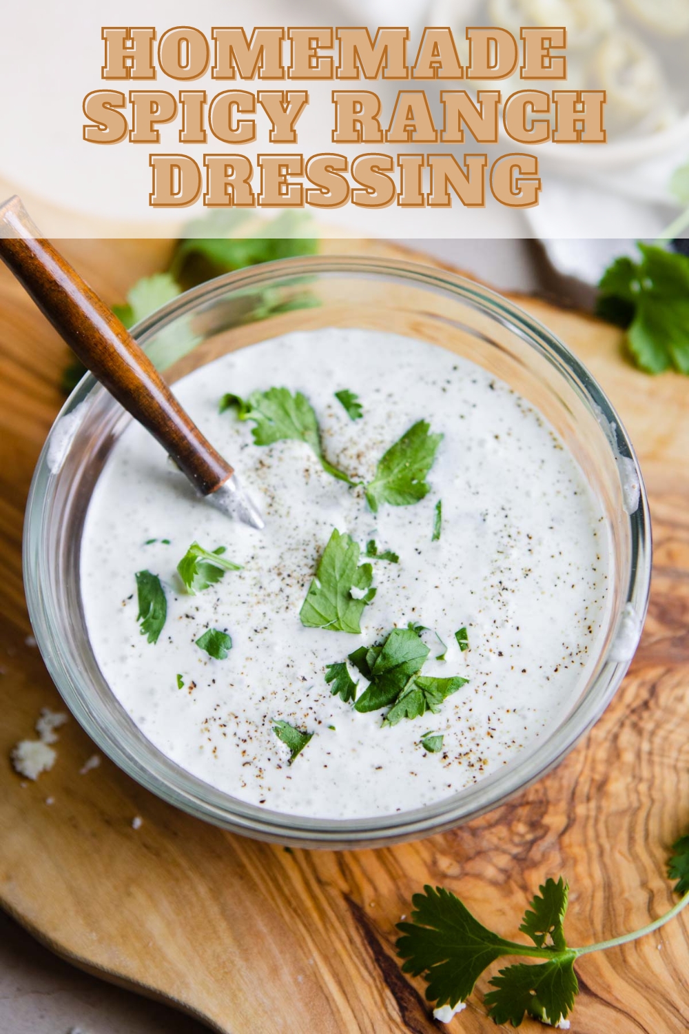 Creamy Spicy Ranch Dressing Howe We Live   Spicy Ranch Dressing 