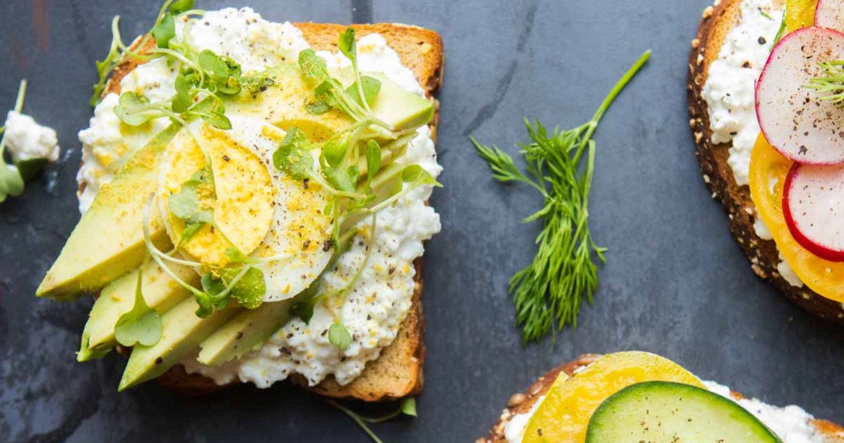 Savory Cottage Cheese Toast - Nourished by Nic