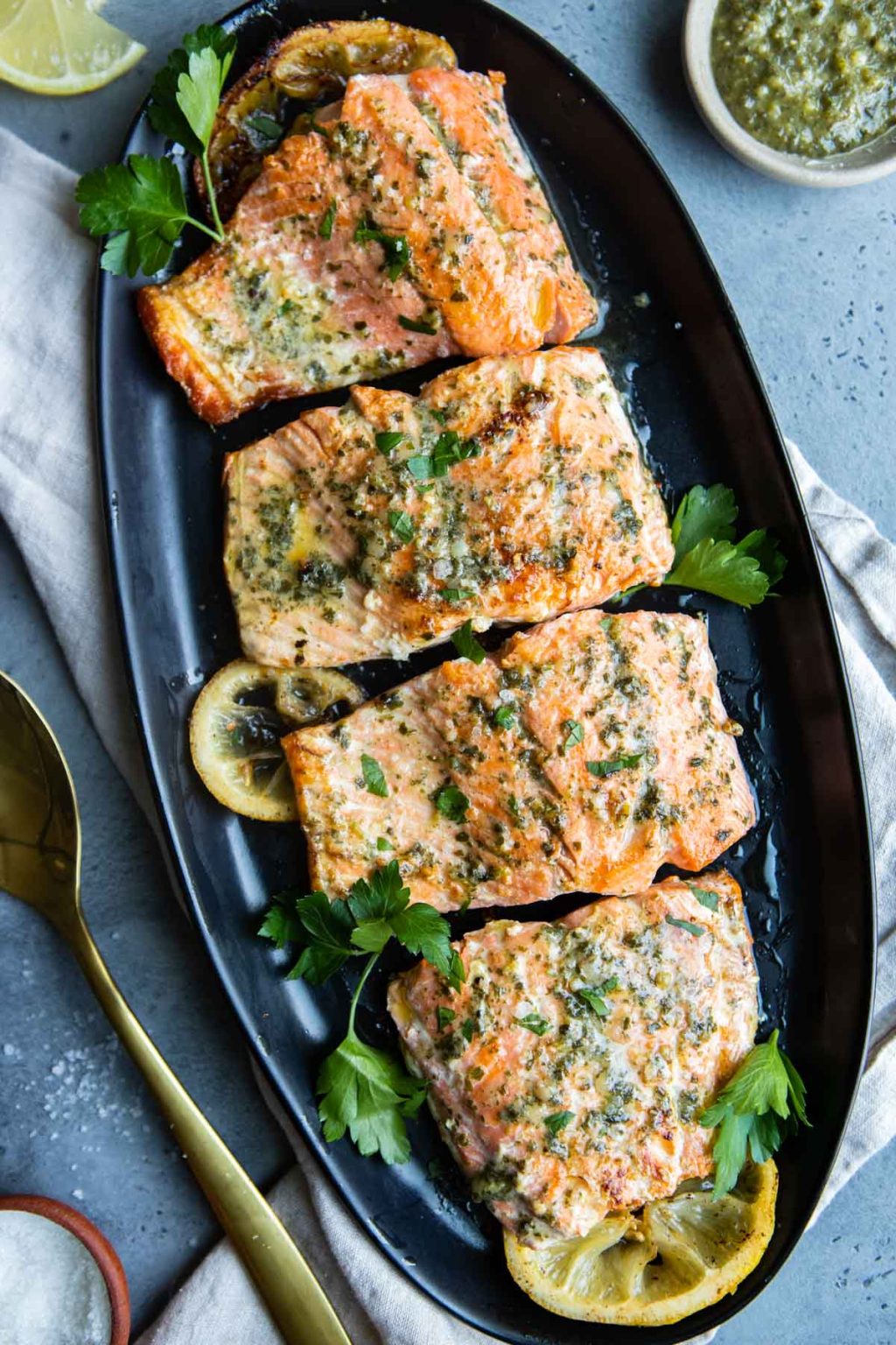 Pesto Butter Salmon