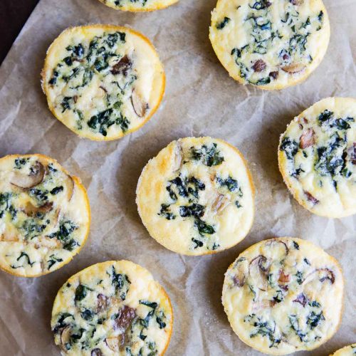 Kale and Mushroom Egg Bites Recipe