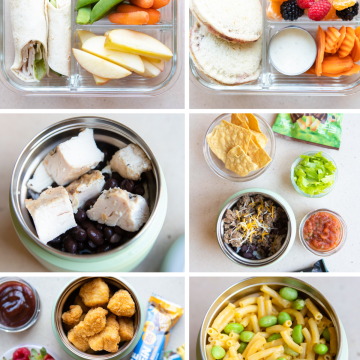 a collection of school lunches for teens