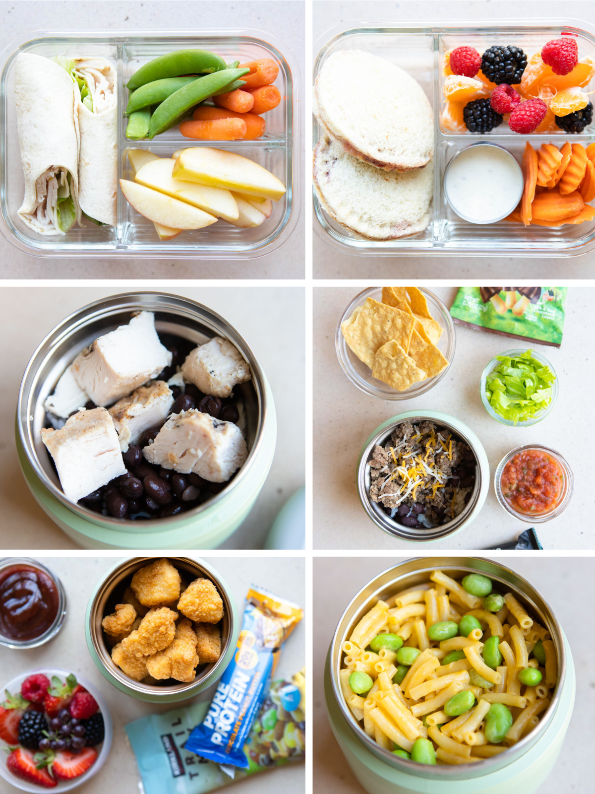 a collection of school lunches for teens 